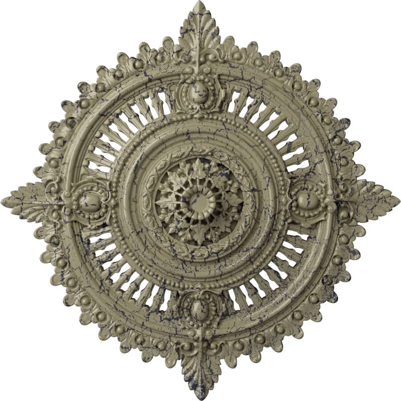29 1/8"OD x 1 1/4"ID x 4"P Haylynn Ceiling Medallion