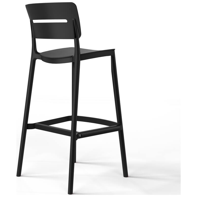 Frond and Form 2-Person Outdoor Round Dining Set Bar Height