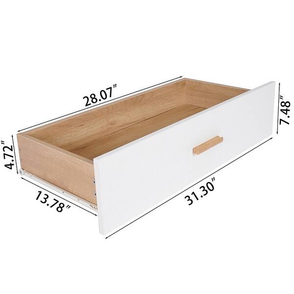dimension image slide 1 of 2, Modern Design Wooden Bedroom Storage Cabinet with 4 Drawers