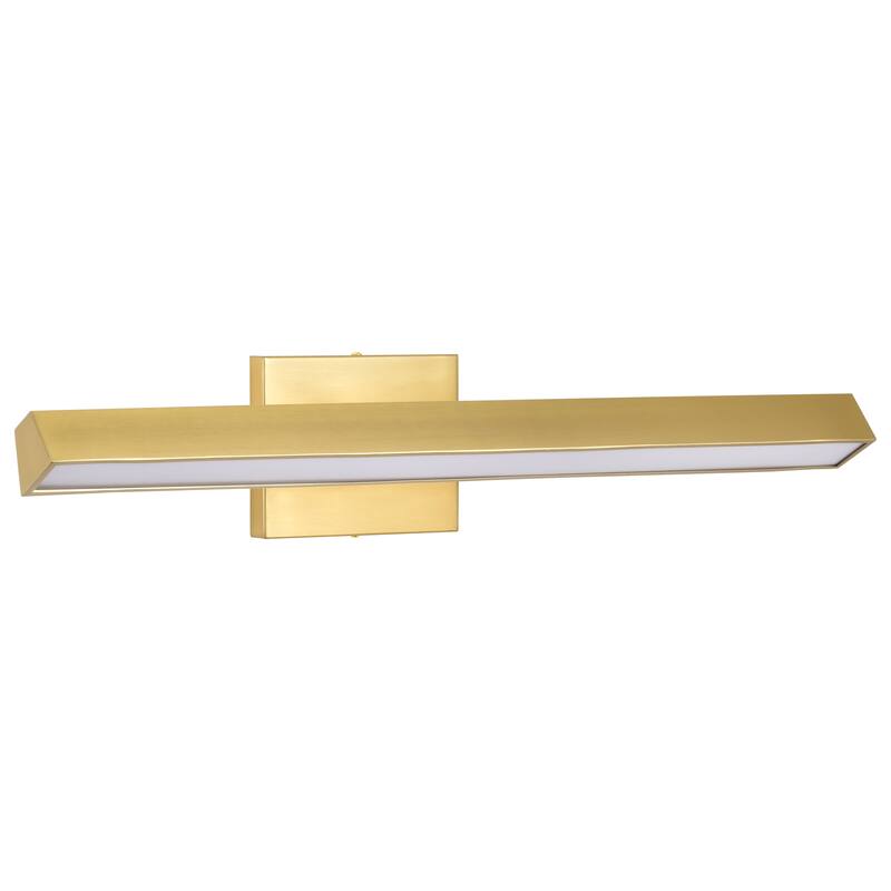 Mila 2 Foot LED Picture Light 3 CCT Selectable Vintage Brass Finish Acrylic Lens - Vintage Brass