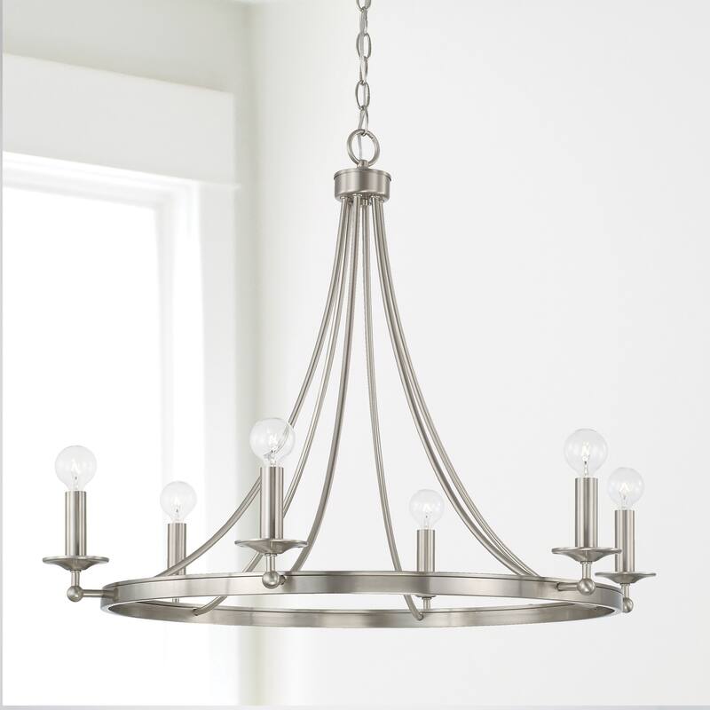 6-Light Hanging Chandelier