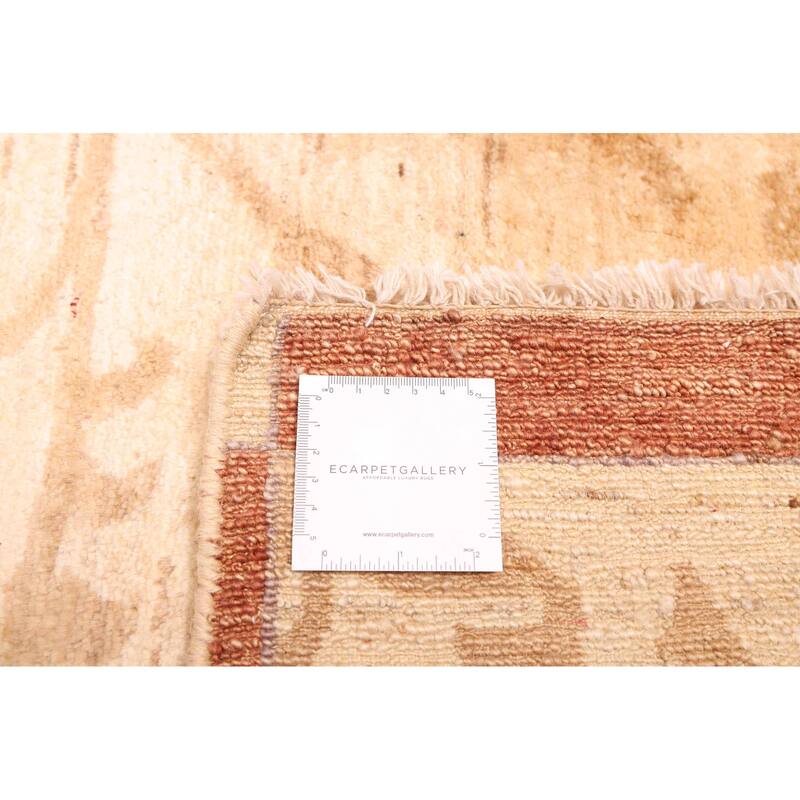 ECARPETGALLERY Hand-knotted Opulence Cream Wool Rug - 4'4 x 6'0