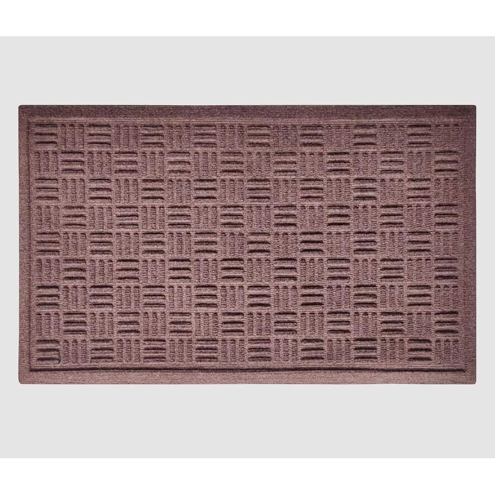 A1HC New All Weather Superior Dirt and Moisture Absorbing Polypropylene Door Mat with Non-Slip Backing for Inside Outside Use
