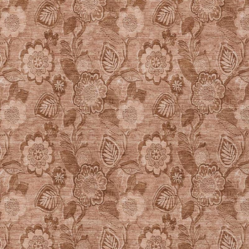 HomeRoots Floral Transitional Rectangle Outdoor Rug