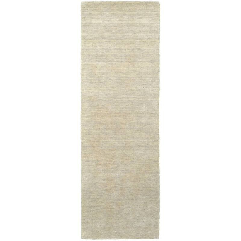 HomeRoots Solid Color Modern Rectangle Area Rug