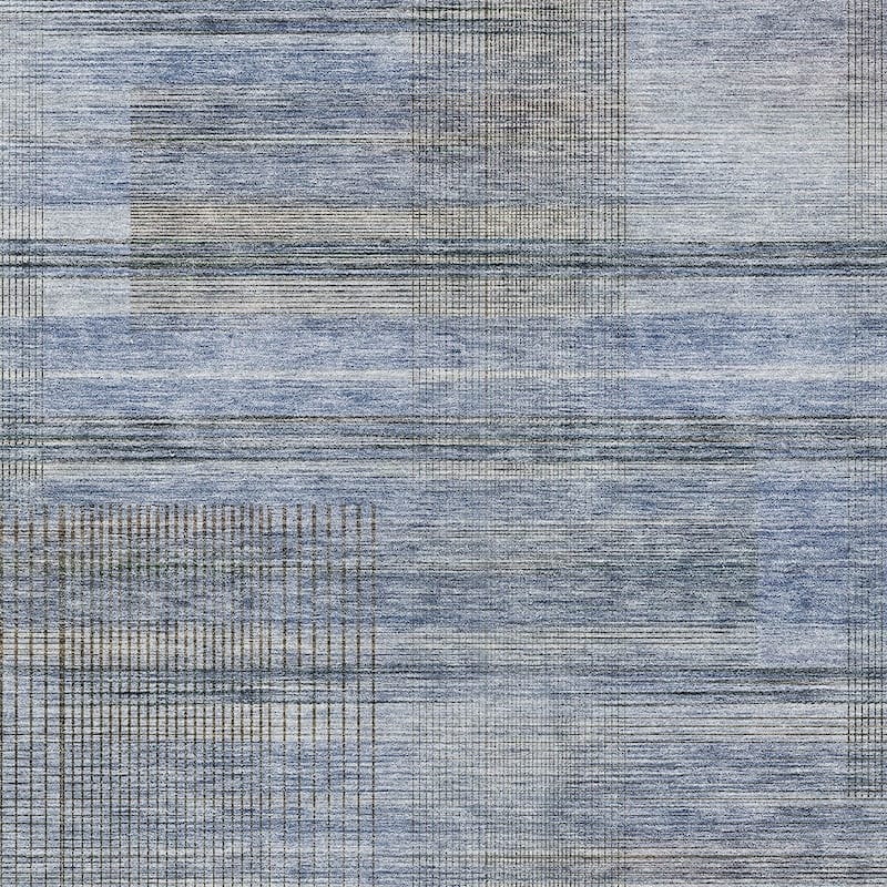 HomeRoots Striped Transitional Rectangle Outdoor Rug