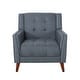 preview thumbnail 47 of 57, Candace Fabric Arm Chair and Loveseat Set by Christopher Knight Home