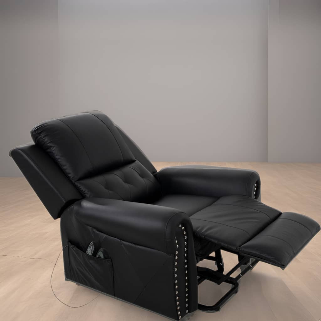 Luxury Air Leather Power Lift Recliner Chair with Heat & Massage – Perfect for Elderly Assistance