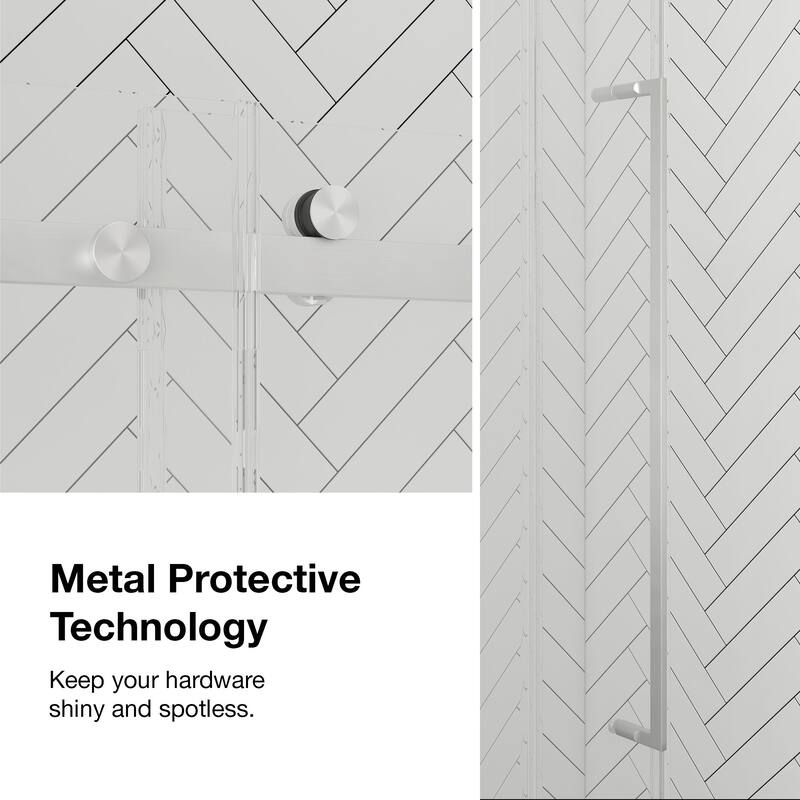 Selby Frameless Sliding Clear Alcove Shower Door
