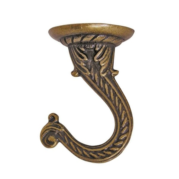 Shop Mintcraft GB0073L Large Ceiling Hook, Antique Brass ...