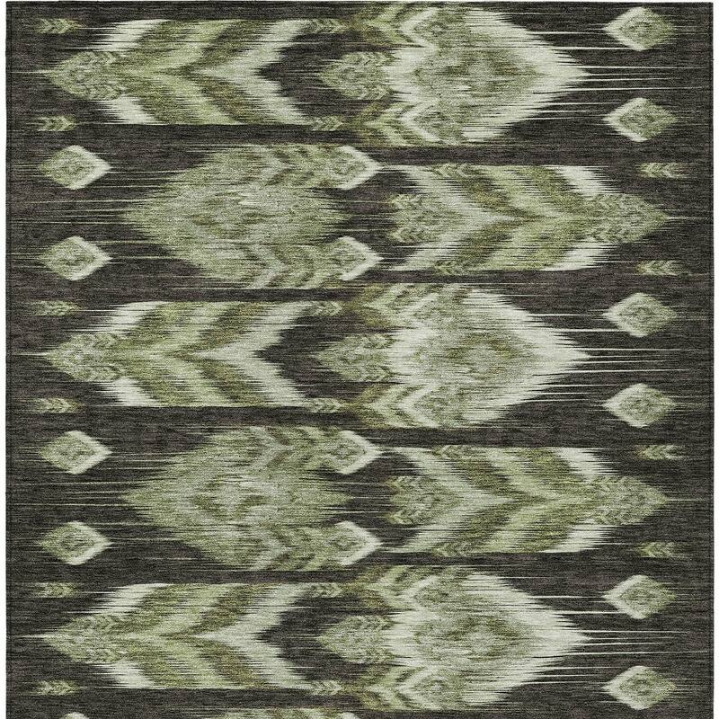 HomeRoots Southwestern Transitional Rectangle Outdoor Rug