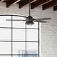 preview thumbnail 1 of 18, Hunter 52" Hampshire Ceiling Fan with LED Light Kit and Handheld Remote - Farmhouse - Exclusive SureSpeed! Matte Black