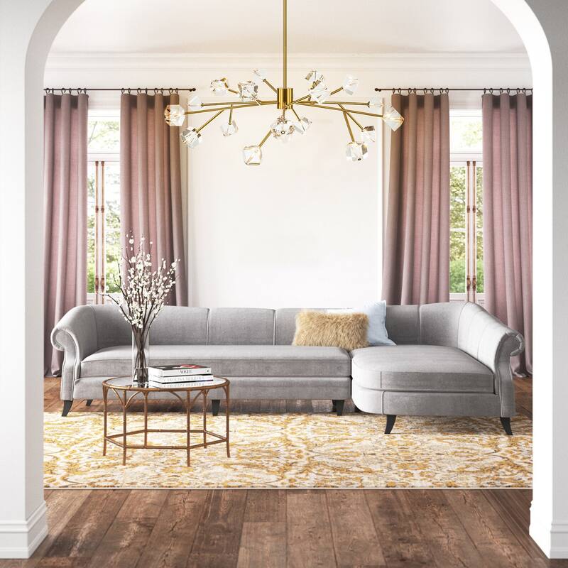 Black or Gold Big Large Modern Sputnik Crystal Chandelier for Living/ Dining Room/ Bedroom/ Foyer/ Kitchen