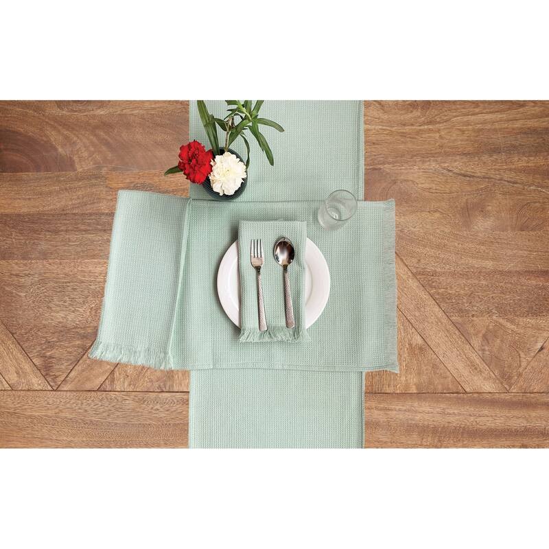 Waffle Weave Seaglass Napkin Set of 6