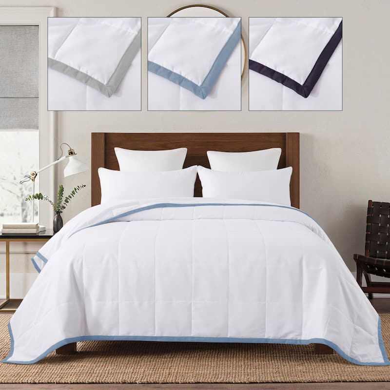 Framed Down Alternative Blanket