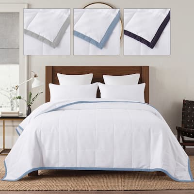 Framed Down Alternative Blanket