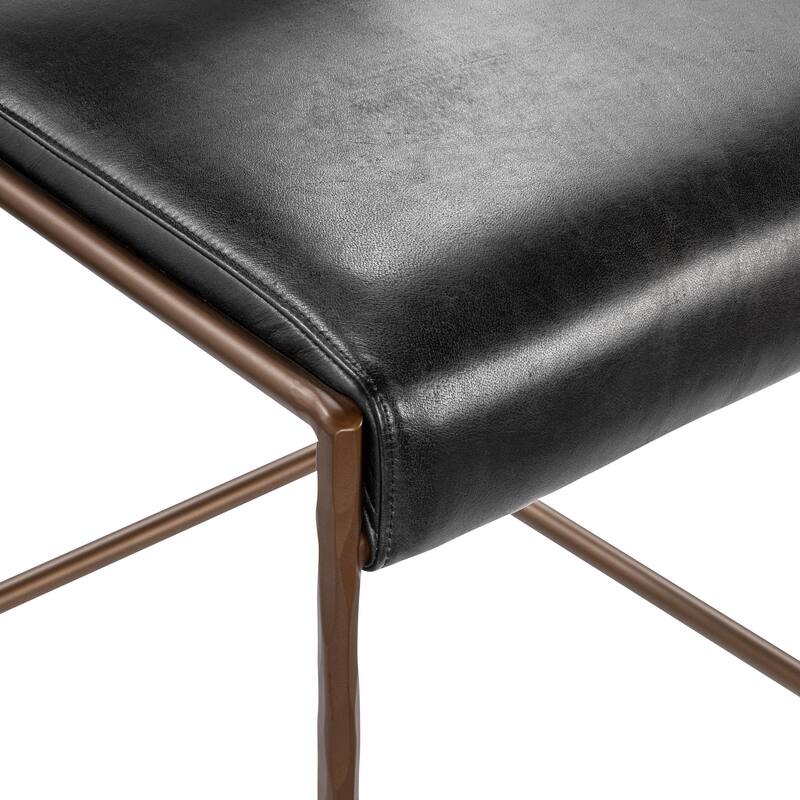 Classic Home Kayne Leather Counter Stool