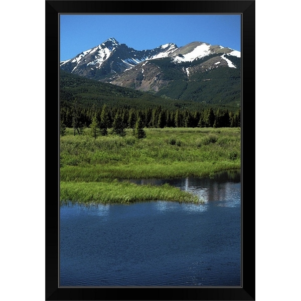 "Rocky Mountain National Park, Colorado" Black Framed Print