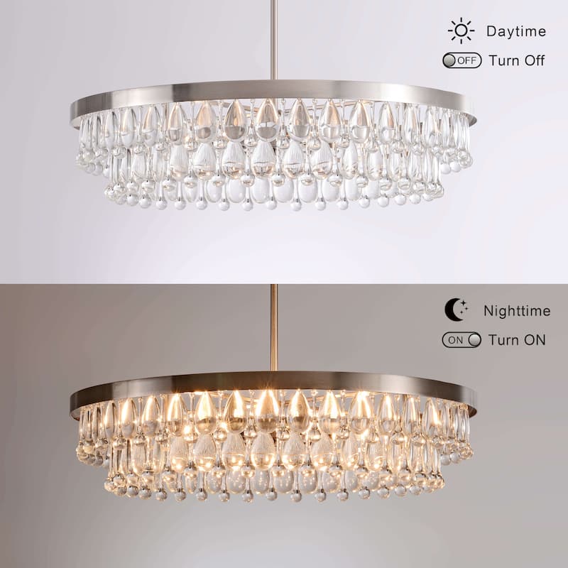 Viviana Crystal 6-light Chandelier