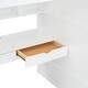 preview thumbnail 16 of 18, Maximized Storage Space Design Loft Bed with Guardrail, Sturdy Construction, Twin Size, White