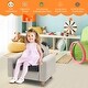 preview thumbnail 3 of 6, Kids Sofa Toddler Chair Child Armchair w Wood Frame Thick Cushion