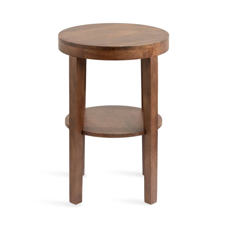 Kate and Laurel Talcott Round Wood Side Table