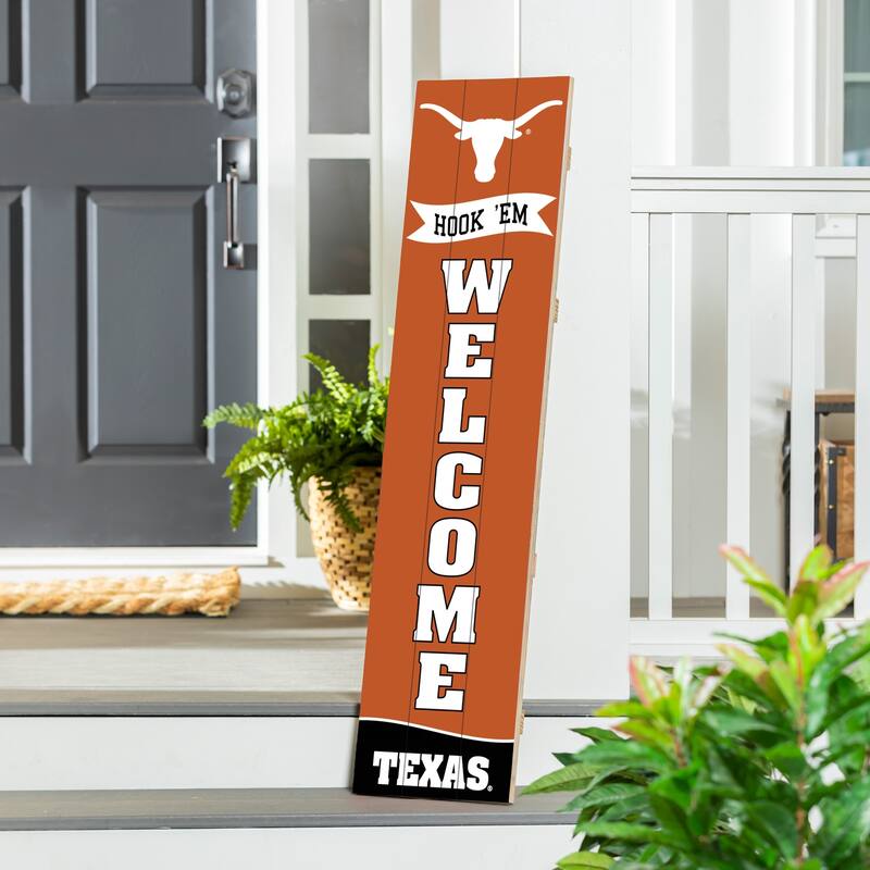47" Porch Leaner Welcome Wall Sign, University of Texas