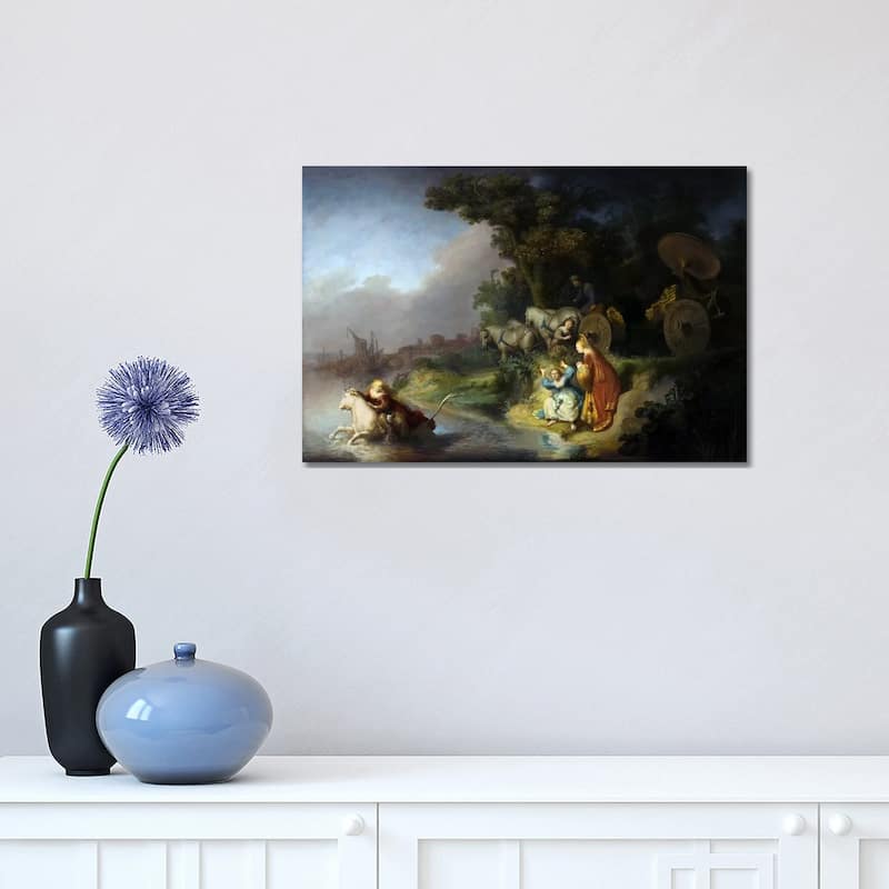 iCanvas "Abduction of Europa" by Rembrandt van Rijn Canvas Print - 12x18x1.5
