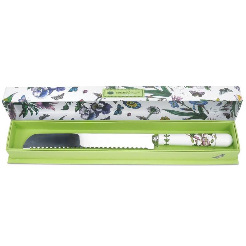 Portmeirion Botanic Garden Bread Knife - 13.25 in