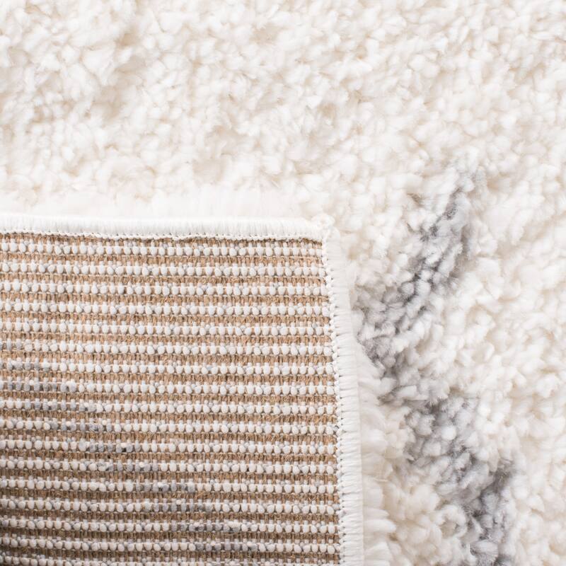 SAFAVIEH Parma Shag Mahalie Trellis 1.2-inch Thick Rug