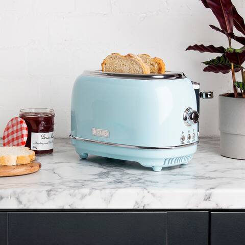 Haden Heritage Stainless Steel 2-Slice Toaster