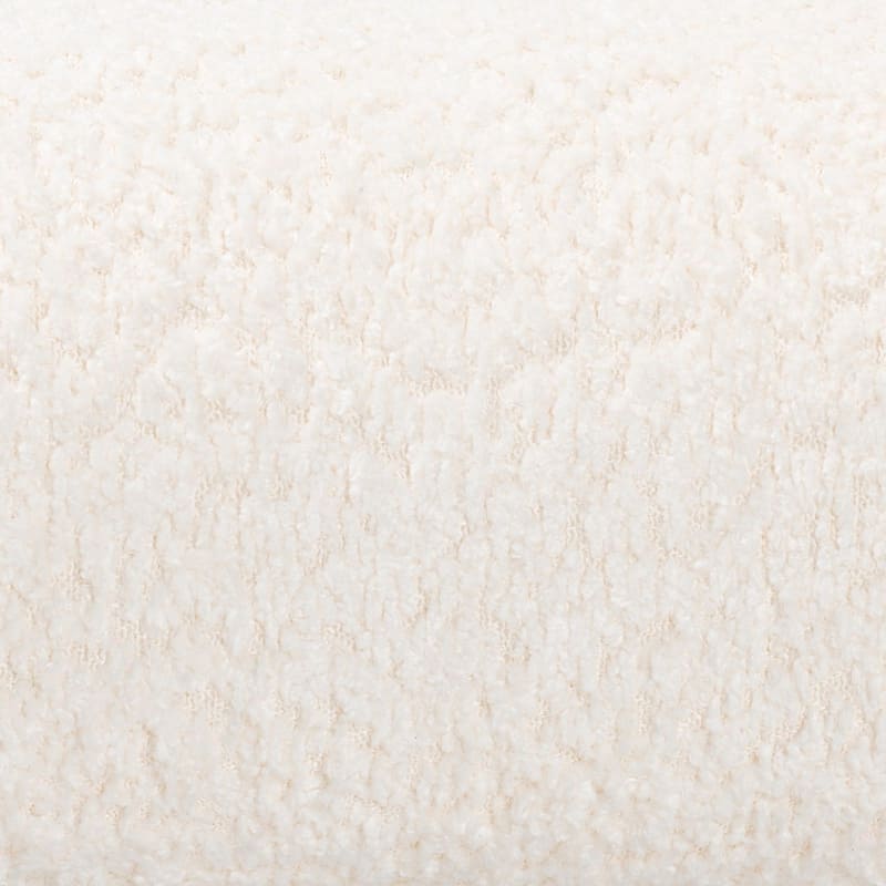 Eladio Modern Luxe Ivory Boucle Fabric Queen Size Bed