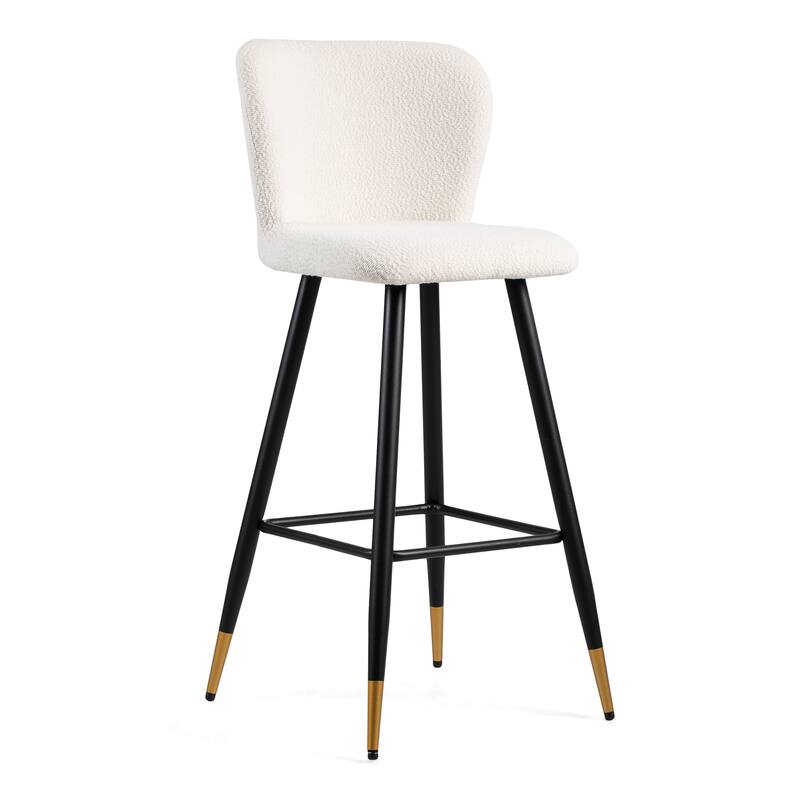 Christopher Knight Home - Spencer 30" Modern Bar Stools with Ergonomic Comfort and Sleek Metal Frame