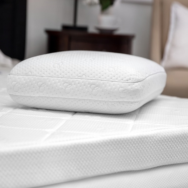 Charisma Luxury Gusseted Gel-Infused Oversized Memory Foam Pillow ...