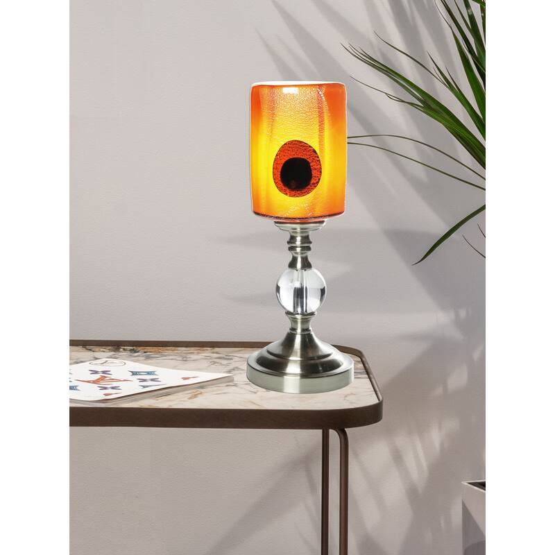 13 inches Tall Filare Hand Blown Accent Lamp - 13 inches Tall