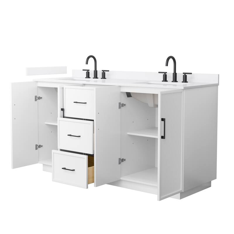 Wyndham Collection WCH7474-66D-QTZ-US3MXX Elan TK 66" Free Standing