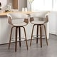 preview thumbnail 1 of 186, 26"/29" Faux Leather Swivel Bar Stools, Wood Counter Stool