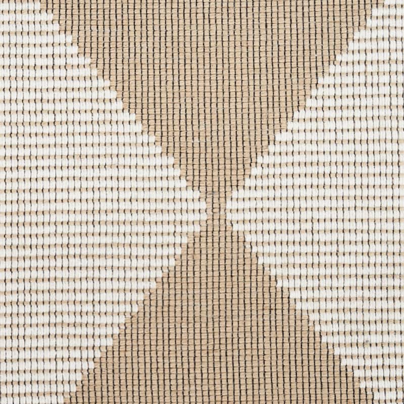 Nourison Washable Modern Jute Indoor Geometric Area Rug