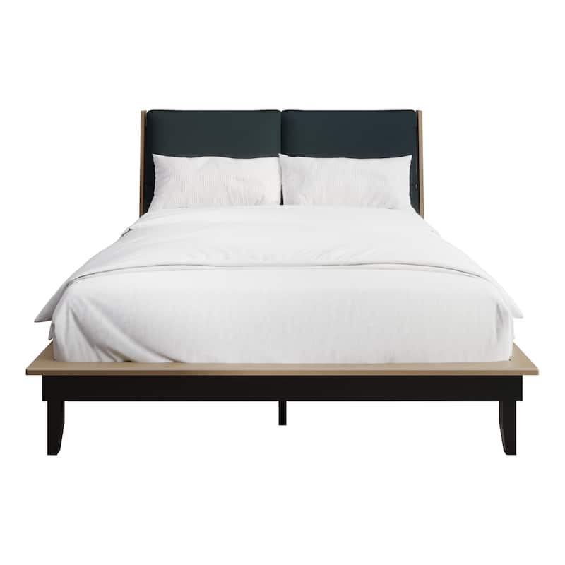 CraftPorch Mid-Century 3-pieces Wooden Bedroom Set