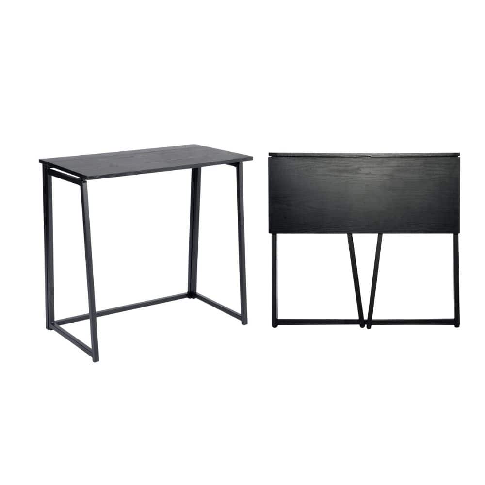 HomyLin Folding Desk Study Corner Writing PC Office Sofa Table
