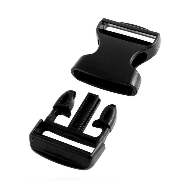 1 1//2 Replacement Belt Connecting Black Plastic Quick Release Buckle