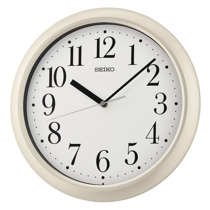 Yori Pearlized White Office Wall Clock - N/A - White