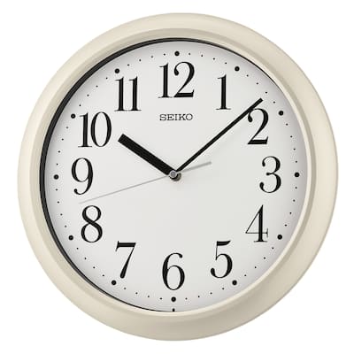 Yori Pearlized White Office Wall Clock - N/A