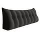 preview thumbnail 27 of 45, WOWMAX Headboard Reading Wedge Pillow Back Support Bed Rest TV Watch King - Black