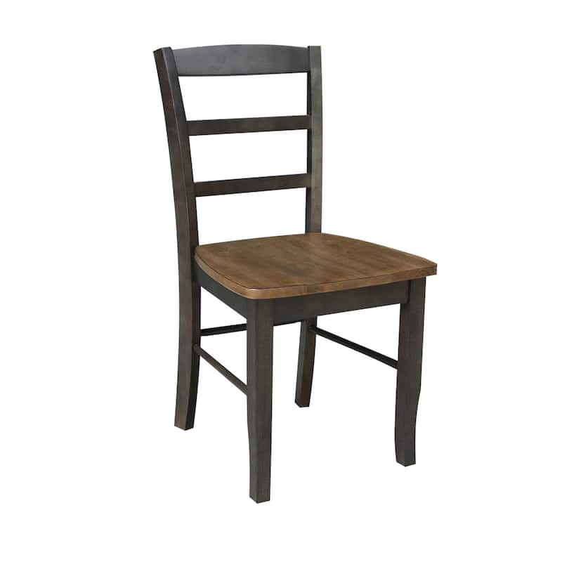 International Concepts Solid Wood Madrid Ladderback Chairs, Set of 2