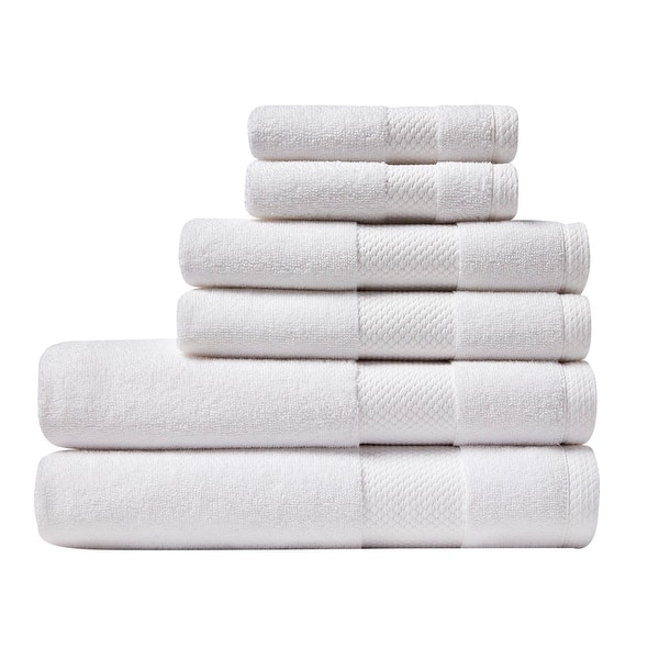 Lacoste Heritage Supima 100 Cotton 6 Piece Towel Set On Sale Bed