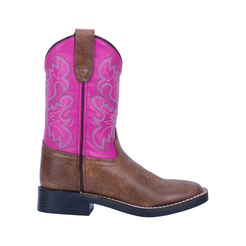 girl square toe boots