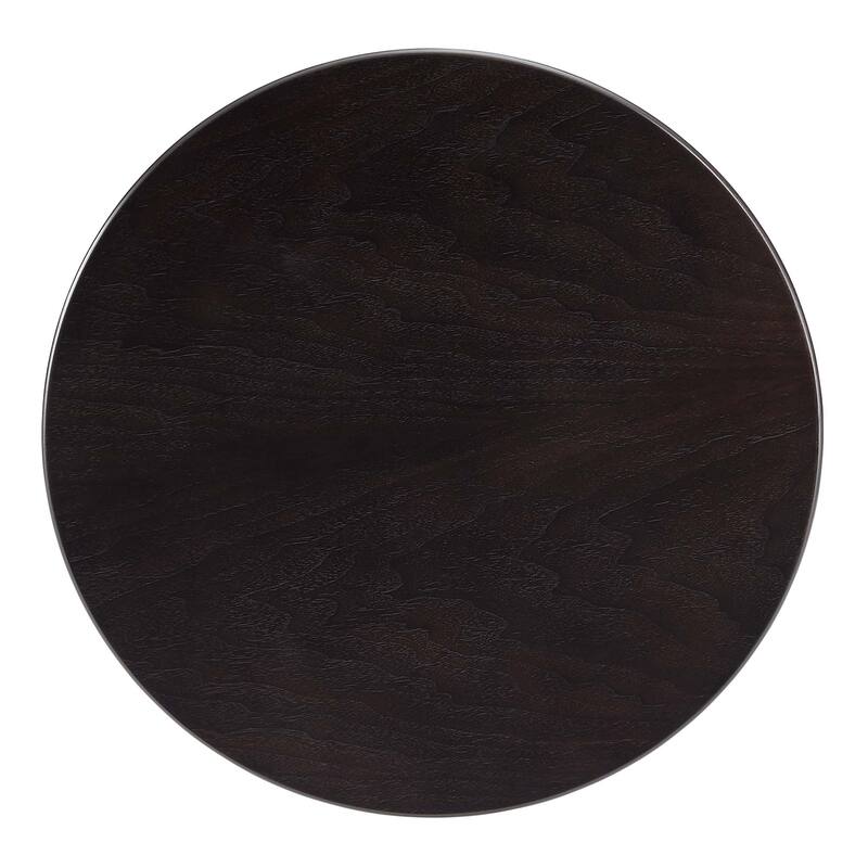 Lippa 20" Round Wood Grain Side Table