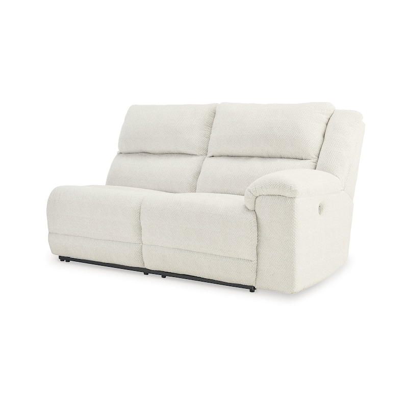 Signature Design by Ashley Keensburg White 3-Piece Power Reclining Sectional