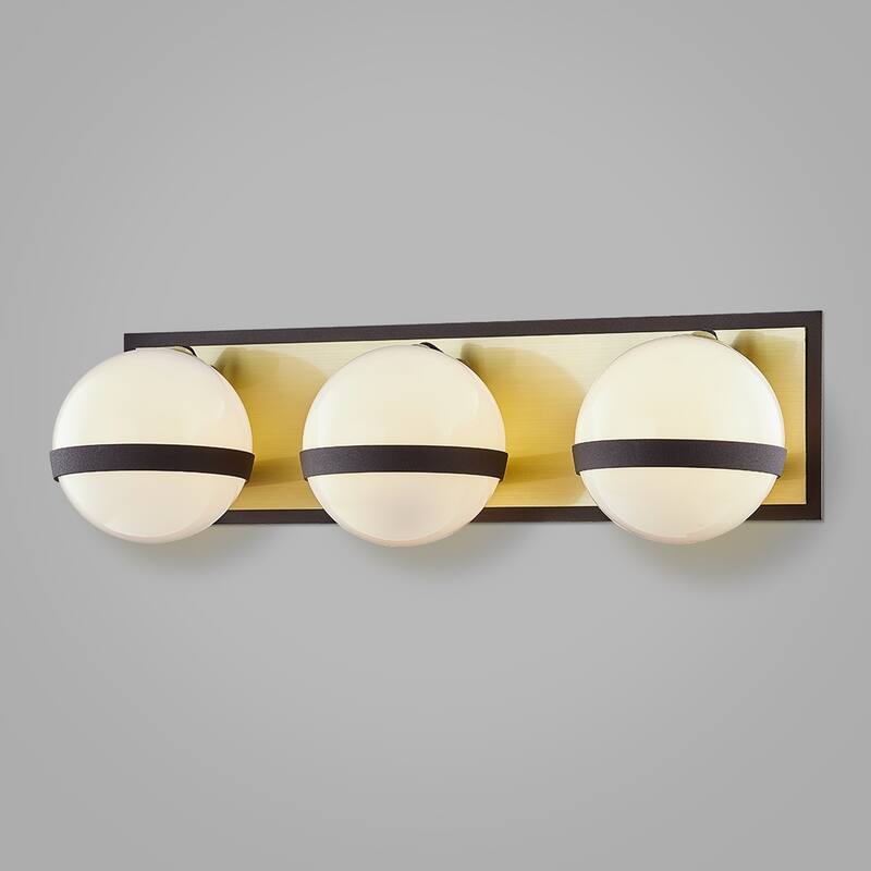 Troy Lighting Ace Vanity with Opal White Glass